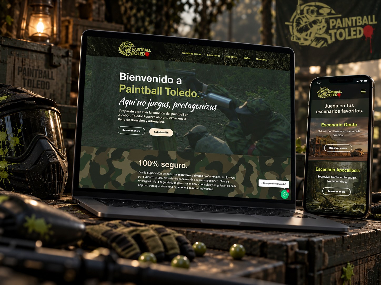 Paintball Toledo: web